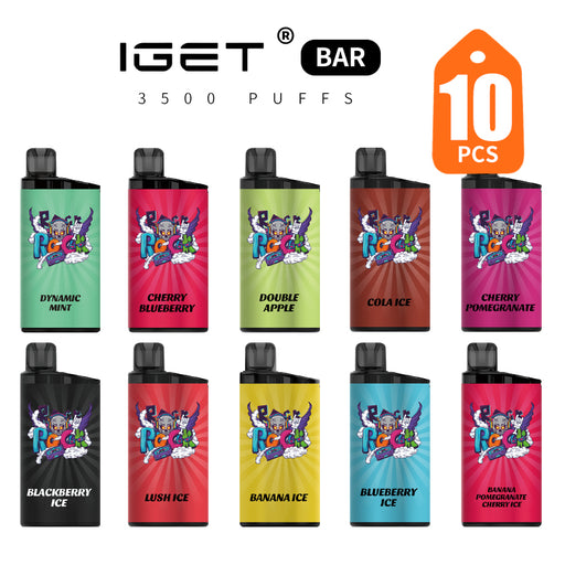 10 PCS IGET Bar Wholesale