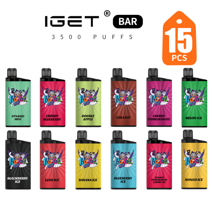 15 PCS IGET Bar Wholesale
