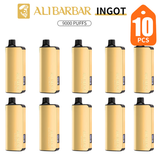 10 PCS Alibarbar Ingot 9000 puffs