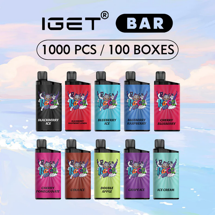 IGET bar 1000 Pcs / 100 Boxes Wholesale